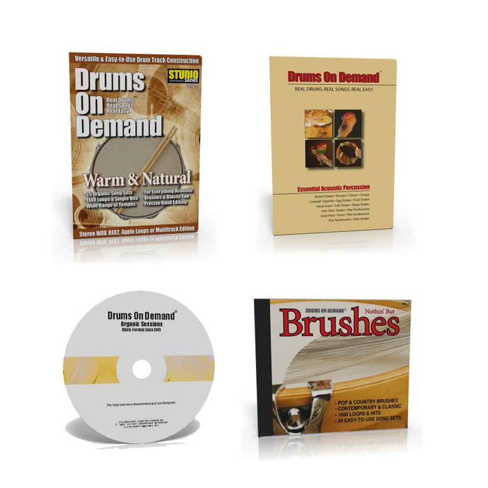 Acoustic Drum Loops and Percussion Loops Bundle