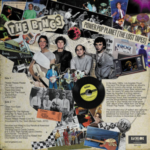The Bings' "Power Pop Planet" on 12" Vinyl (Bachelor Records)