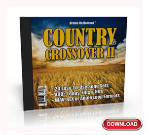 Country & Crossover Drum Loops Vol. 2
