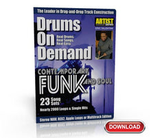 Load image into Gallery viewer, funk drum loops CD