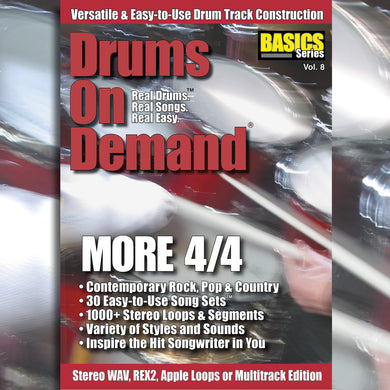 drum loops in 4-4 time signature